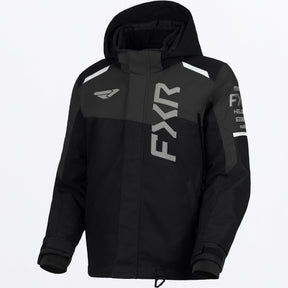 FXR Junior Helium Skoterjacka i svart/Asphalt
