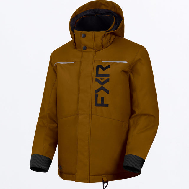 FXR Barn Kicker Skoterjacka i Copper/svart