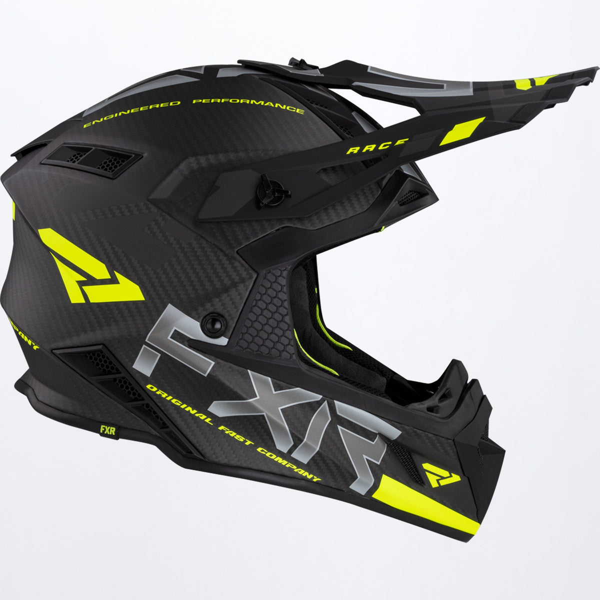 FXR Helium Carbon Skoterhjälm