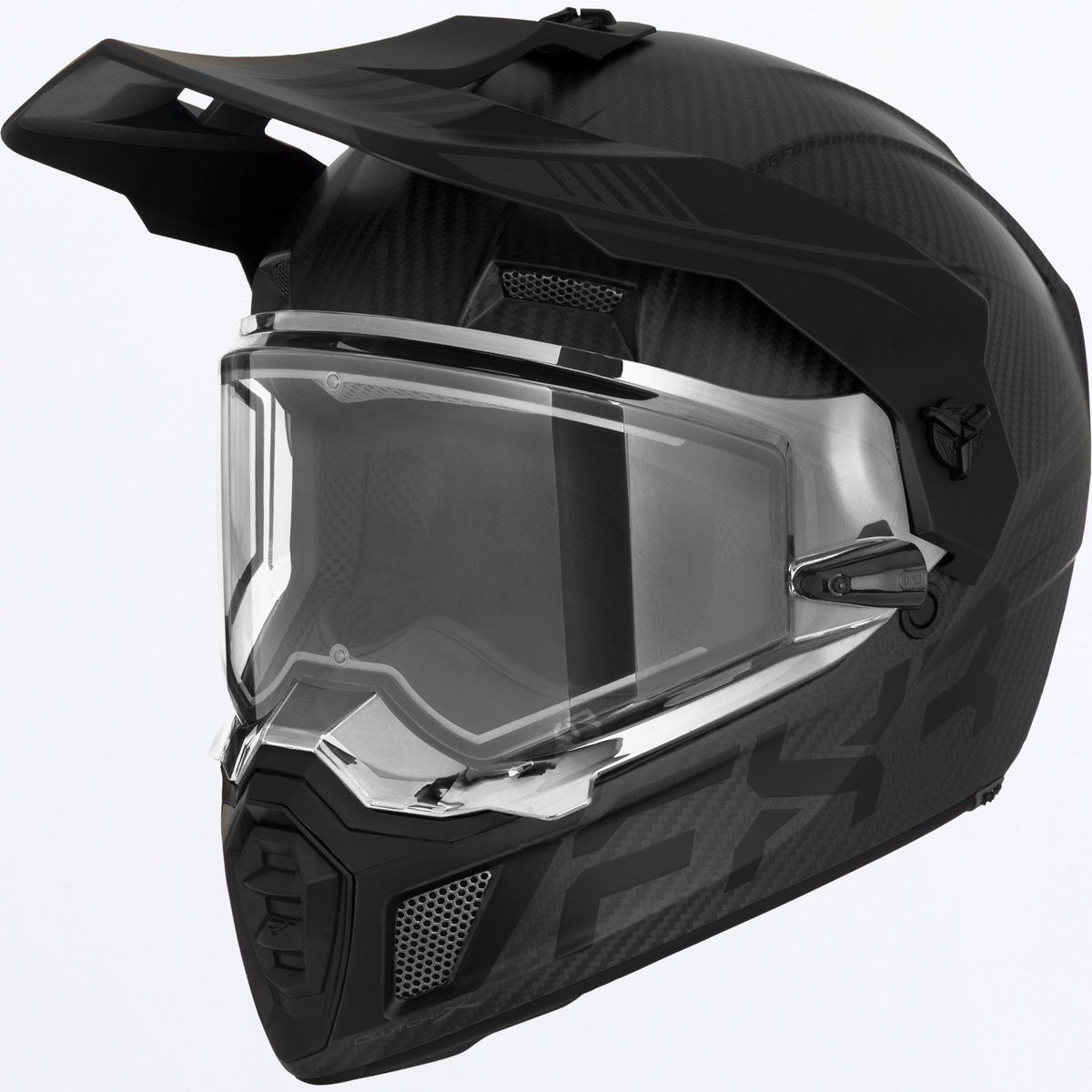 FXR Clutch X Pro Carbon Skoterhjälm i Black Ops