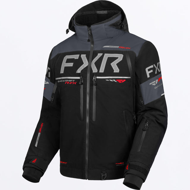 FXR Herr Backshift R-FX 2-in-1 Skoterjacka i Star Fire