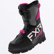 FXR X-Cross Pro BOA skoterkängor i svart/fuchsia