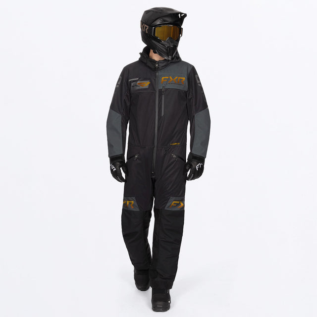 FXR Herr Revo Lite Skoteroverall i svart/Asphalt/Kash