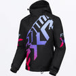 FXR Dam Cold Cross CX Skoterjacka i svart/Twilight