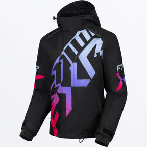 FXR Dam Cold Cross CX Skoterjacka i svart/Twilight