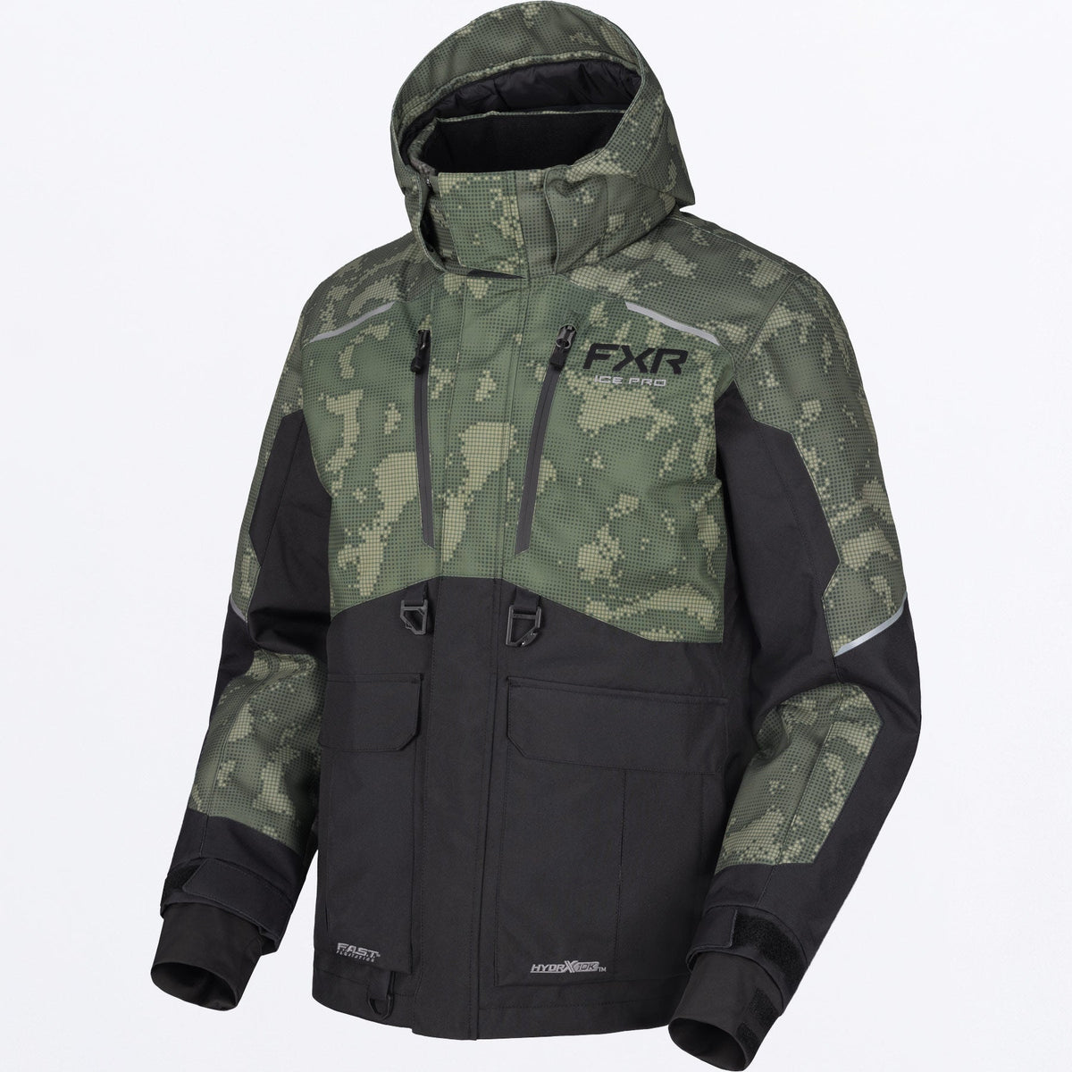 FXR Herr Excursion FX Skoterjacka i svart/Moss Shift Cover