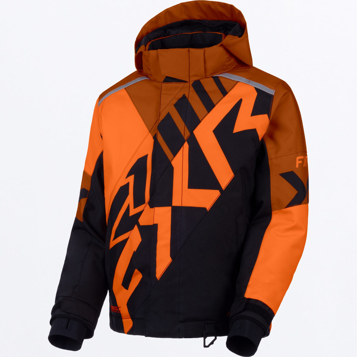 FXR Junior Cold Cross CX Skoterjacka i orange/svart