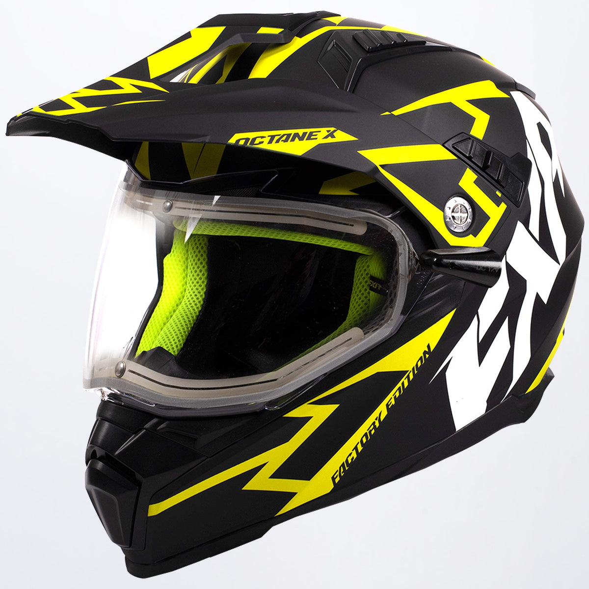 FXR Octane X Deviant Skoterhjälm med E-Shield
