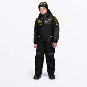 FXR Barn Revo Skoteroverall i svart/Hi-Vis/Org