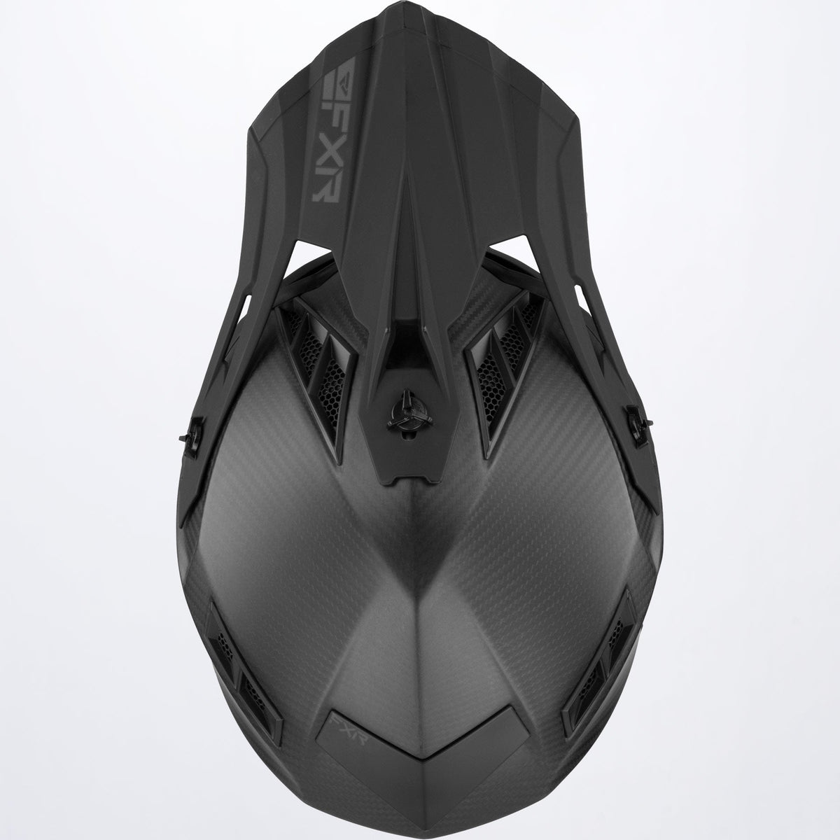 FXR Helium Carbon Skoterhjälm med D-Ring