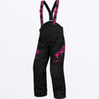 FXR Junior Clutch skoterbyxor i svart/fuchsia