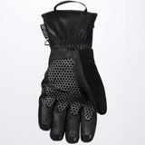 FXR Herr Leather Short Cuff Skoterhandskar