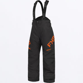 FXR Child Clutch skoterbyxor för barn i svart/orange