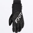 FXR Herr Helium Leather Short Cuff Skoterhandskar i svart