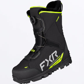 FXR X-Cross Pro BOA skoterkängor i svart/Hi-Vis
