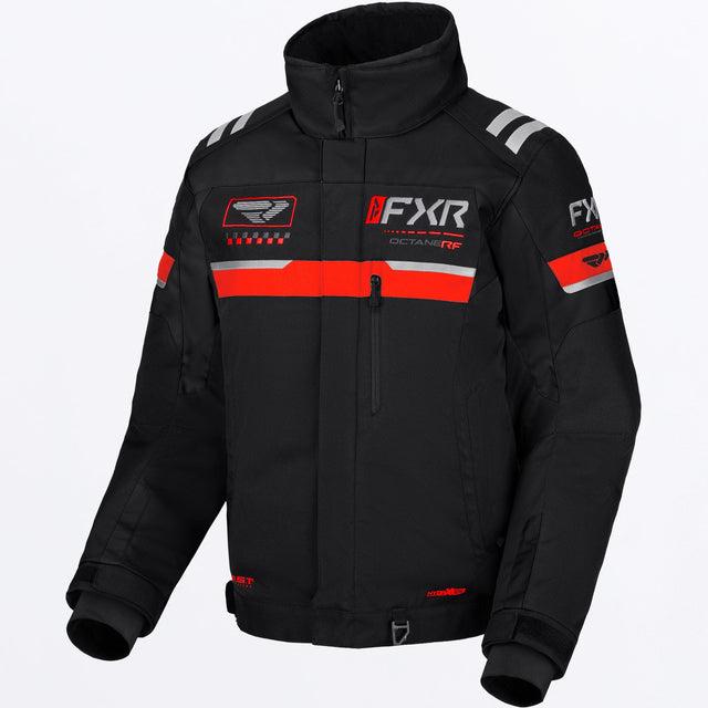 FXR Herr Octane RF Skoterjacka i Blk/röd