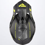 FXR Helium Carbon Skoterhjälm med Quick Release Buckle