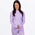 FXR Dam Atmosphere Longsleeve i Lavender Zebra