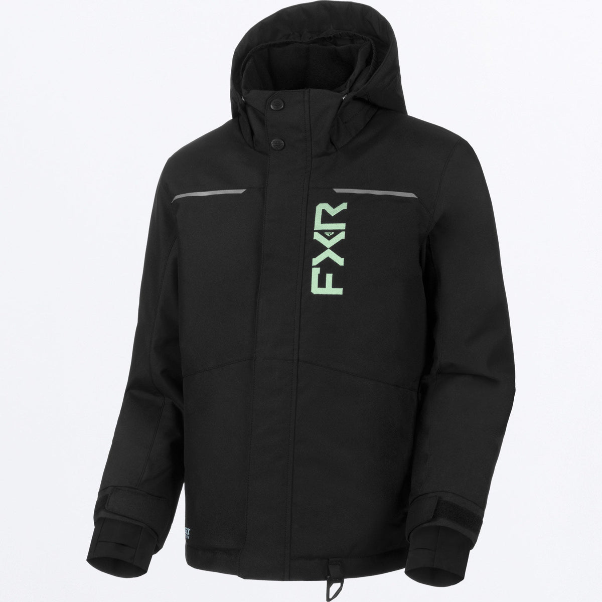 FXR Junior Kicker Skoterjacka i svart/Lt. Sage
