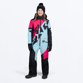 FXR Junior Cold Cross CX Skoteroverall i Maui Blue/Razz