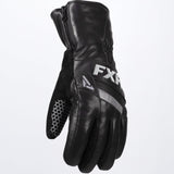 FXR Herr Leather Short Cuff Skoterhandskar