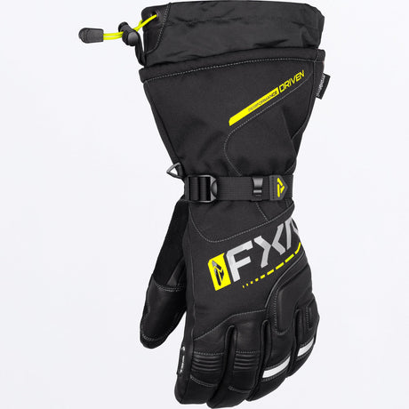FXR Herr Fuel Skoterhandskar i svart/Hi-Vis