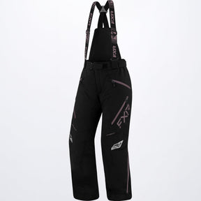 FXR Dam Edge Skoterbyxor i svart/Muted Grape
