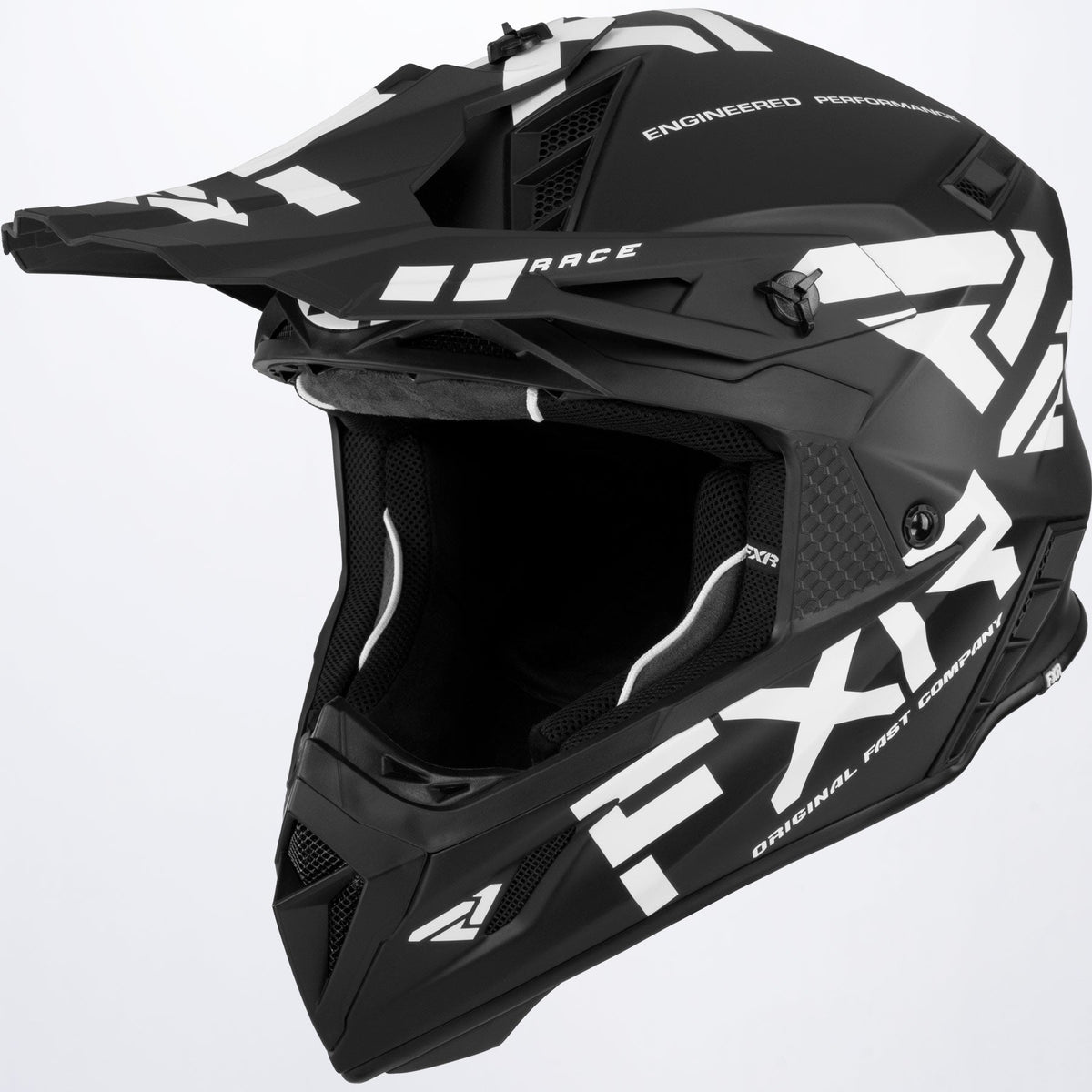 FXR Helium Race Div Skoterhjälm med D-Ring