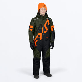FXR Junior Cold Cross CX Skoteroverall i Army Camo/orange