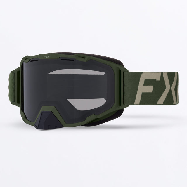 FXR Maverick Prime Goggle i armégrön
