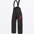 FXR Child Clutch skoterbyxor för barn i svart/Razz