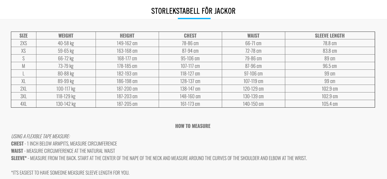 jacket_sizechart_regular_metric
